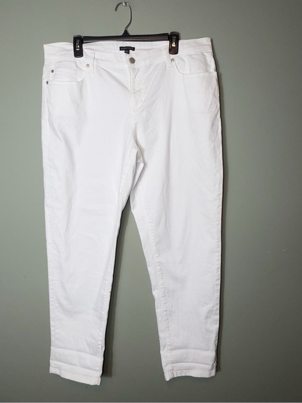 Eileen Fisher Women’s White Jeans 16Wx29L